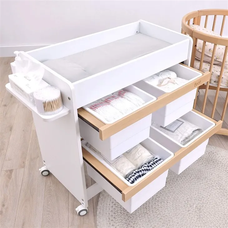 White Changing Table With Drawers high quality