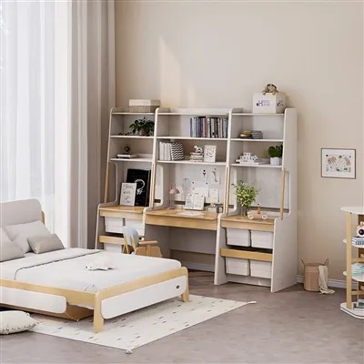 Multi-funkční stůl a úložná knihovna