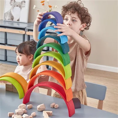 Duhové stavební bloky